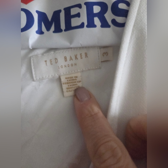 Ted Baker Astriid Seam Detail Elegant Ivory  Sleeveless Pencil Dress, Sz 3 - Picture 6 of 8